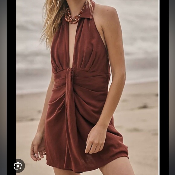 Free people “in her element” dress - EUC - L - stone cold - Picture 5 of 5